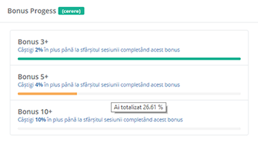 Bonus Progress